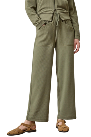 Patch Pocket Straight Leg Pant, Matcha