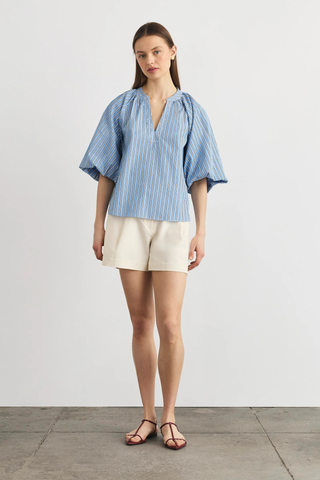 Marine Top, Cloudy Blue/Optic White