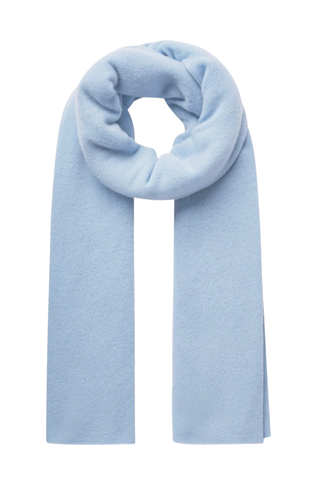 Cashmere Travel Wrap, Blue Fog