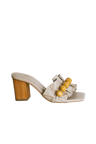 Azra Sandal, Nude Leather