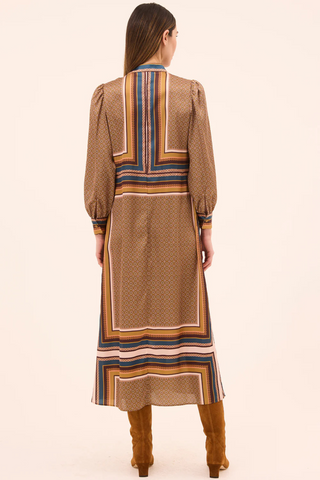 Nancy Dress, Tile Scarf & Allover
