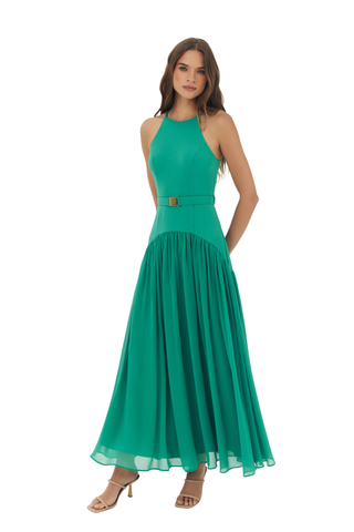Abbey Dress, Green