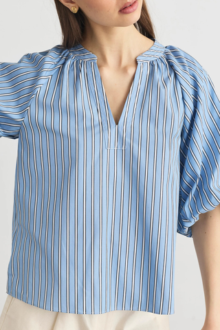 Marine Top, Cloudy Blue/Optic White