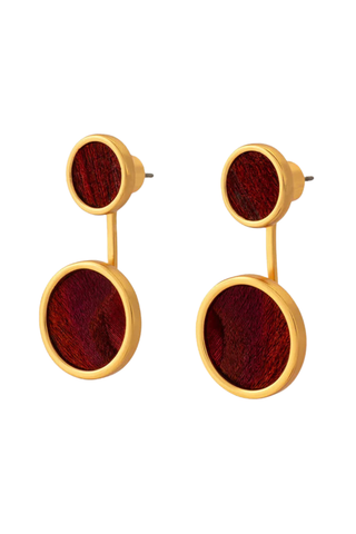 Isla Bezel Jacket Earring