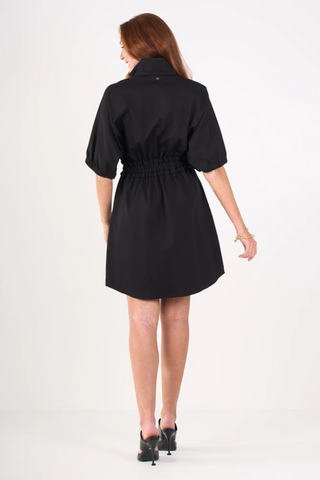 Palmer Dress, Black Ponte