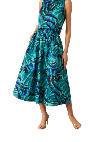 Thena Midi Skirt, Opaline Wings