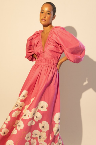 Eliana Dress, Garden Pink