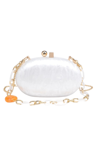 Tamberla Evening Bag, Ivory