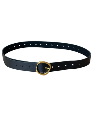 ADA Rebel leather belt with adjustable buckle and handcrafted genuine leather.