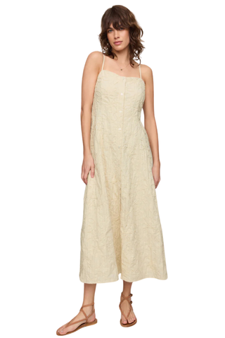 Angel Eyes Midi Dress, Champagne