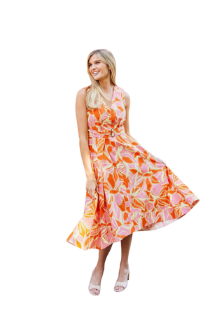 Market Dress, Caldera Blooms