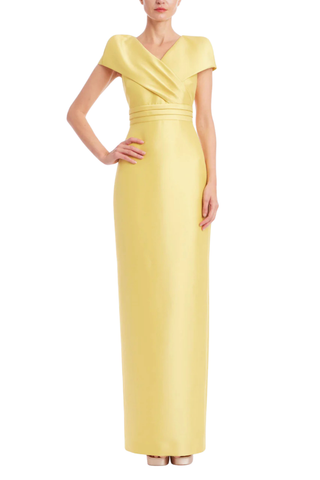 Wrap Shoulder Gown, Marigold
