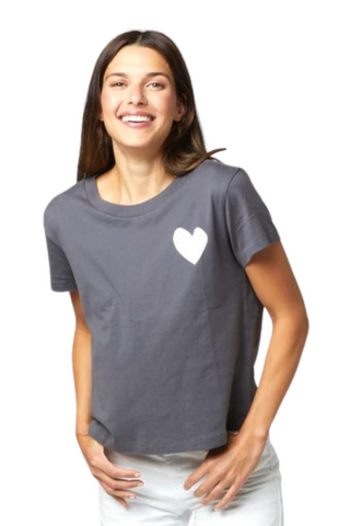 The Suke Tee, Faded Carbon