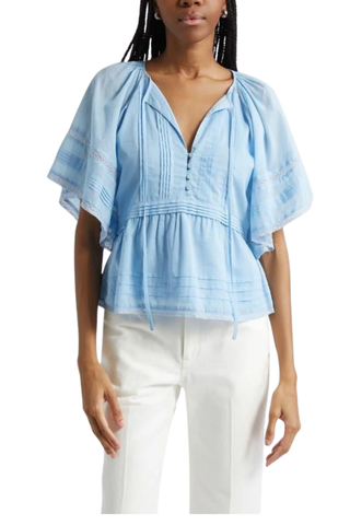 Sherry Cotton Voile Blouse