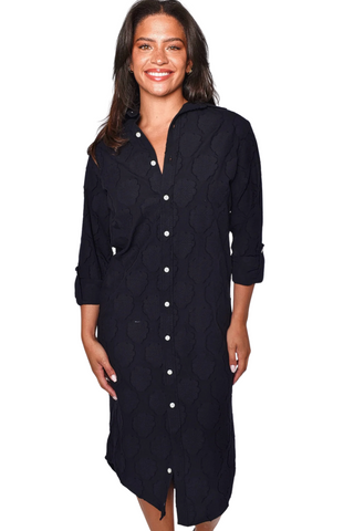 Girlfriend Midi Dress, Black Floral