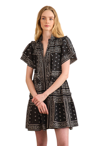 Merritt Dress, Aces Wild Black