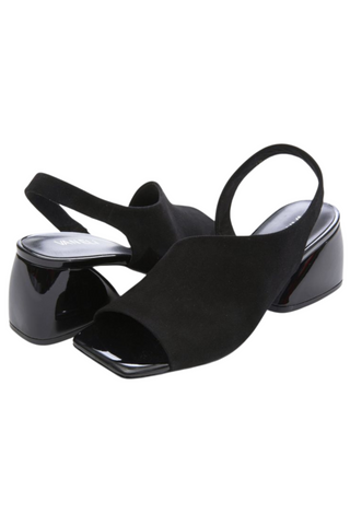 Molke Sandal, Black Suede