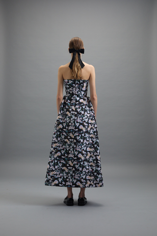 Rose Dress, Black Pansy Taffeta