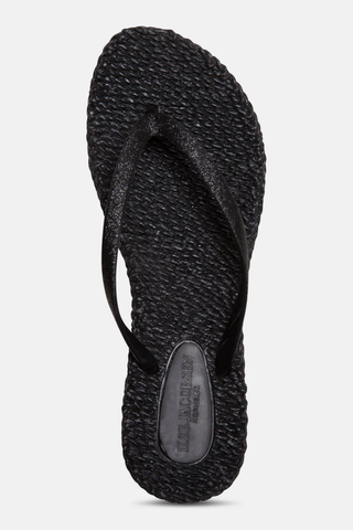 Cheerful Flip Flops, Black