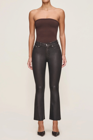 Bridget Boot Crop Jean, Chocolate Coated