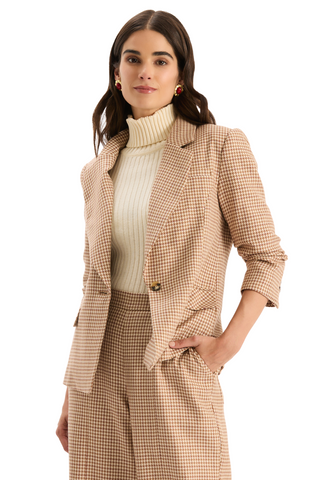 Taylor Houndstooth Blazer, Multi