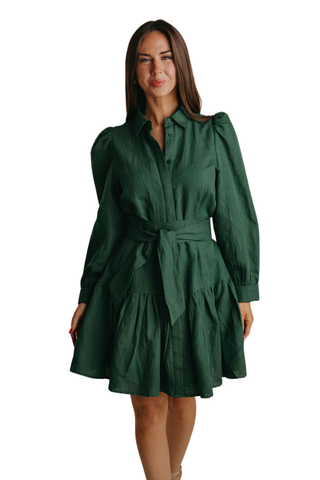 Austin Dress, Hunter Green