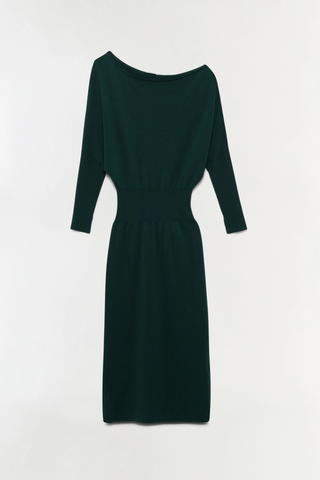 Janese Midi Dress, Emerald