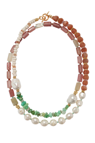 Cabana Necklace, Cactus Rose