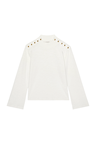 Neda Long Sleeve Tee, Porcelain