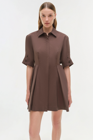 Jazzie Mini Dress, Chocolate