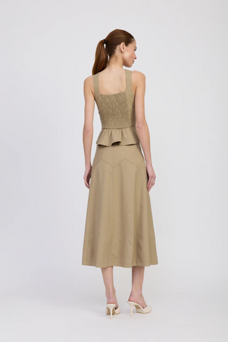 Arden Top, Taupe Ecru