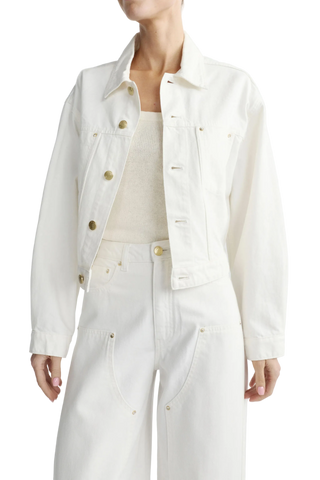 Jamie Denim Jacket, White
