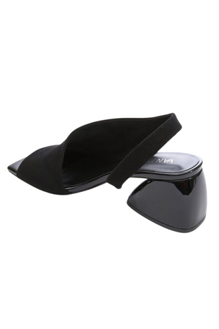 Molke Sandal, Black Suede