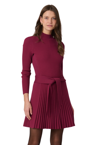 Tara Dress, Burgundy