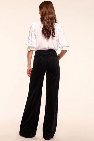 Velvet Cindy Wide Pant, Black