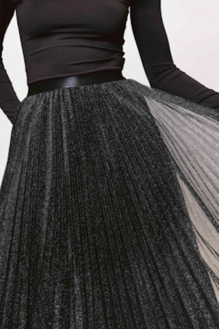 Roma Skirt, Black Sparkle