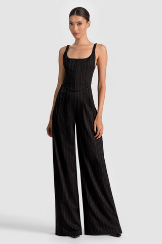 Rebecca Jumpsuit, Black/Off White