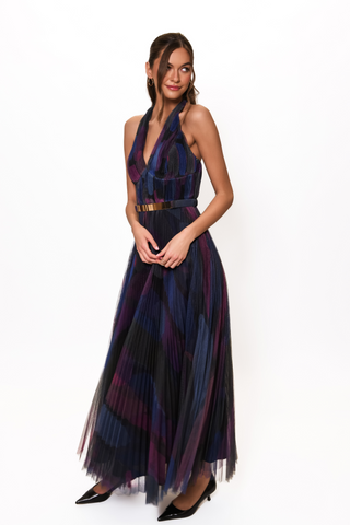 Liona Gown, Black Multi Kaleidoscopes