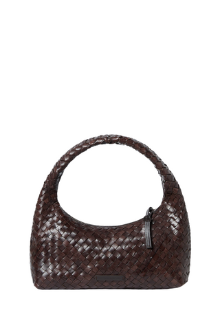 Mini Willow Handbag, Chocolate