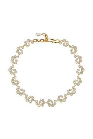 Luxe Finley Necklace, Gold/Clear