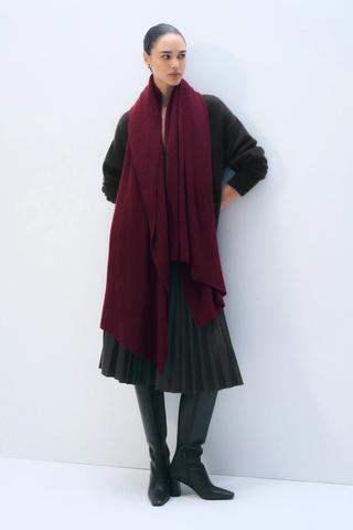 Cashmere Travel Wrap, Sangria