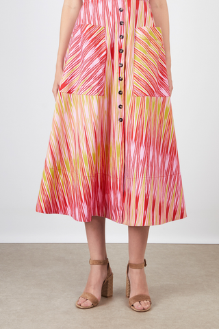 Zoey Cutout Dress, Uzbek Strawberry