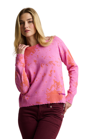 Color Shine Sweater, Pink Multi