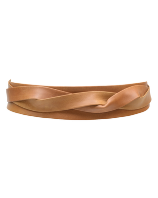 ADA Midi Wrap Belt handcrafted from genuine leather with an adjustable wrap design.