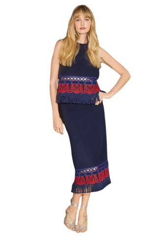 Rivington Skirt, Midnight Wool