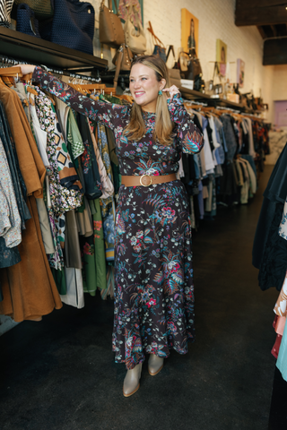 Lexi Midi Skirt, Charlotte Floral Print