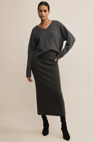 Eloise Sweater, Charcoal Heather