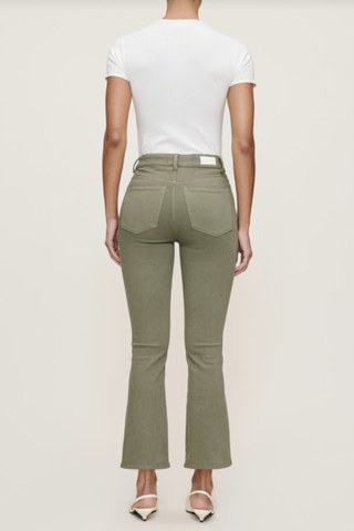 Bridget Crop Boot Jean, Fern