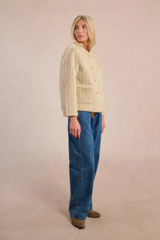 Woven Jacket, Beige