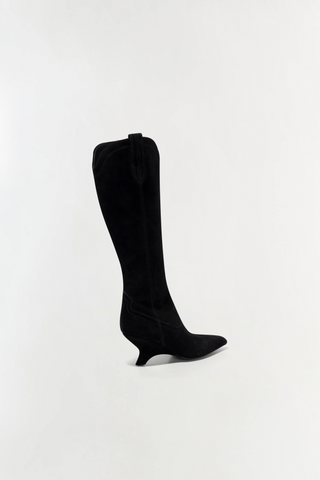 Shadow Western Boot, Black